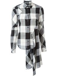 рубашка в шотландскую клетку Mm6 Maison Margiela