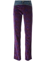 джинсовые брюки с принтом пейсли Dolce &amp; Gabbana Vintage