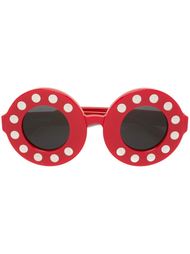 солнцезащитные очки с круглой оправой Linda Farrow