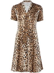 платье-футболка с леопардовым принтом Carolina Herrera