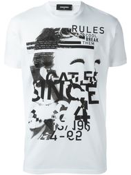 футболка 'Dyed Rules' Dsquared2