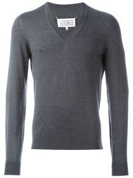 свитер с V-образным вырезом Maison Margiela