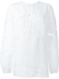 блузка с вышивкой  Ermanno Scervino