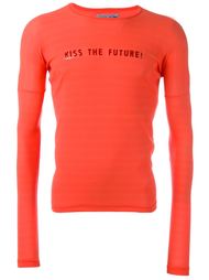 топ с длинными рукавами 'Kiss the Future' Walter Van Beirendonck Vintage