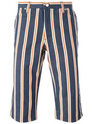полосатые джинсовые шорты Walter Van Beirendonck Vintage