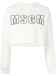 толстовка с логотипом  MSGM