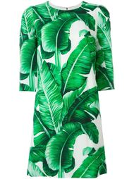 платье с банановыми листьями Dolce &amp; Gabbana