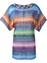 футболка с зигзагообразным узором Missoni