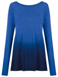 dip-dye blouse Blue Man