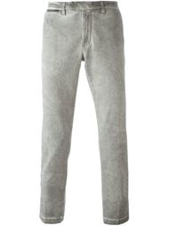 брюки с выцветшим эффектом Eleventy