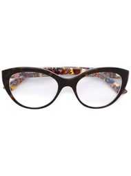 очки с контрастными дужками Dolce &amp; Gabbana