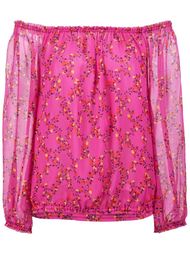 блузка с открытыми плечами Diane Von Furstenberg
