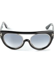 солнцезащитные очки с плоским верхом Tom Ford