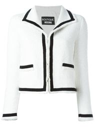пиджак с контрастной окантовкой Boutique Moschino