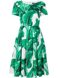 платье с растительным принтом Dolce &amp; Gabbana