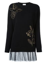 джемпер с заклепками Red Valentino