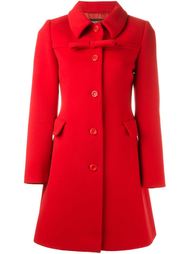 приталенное пальто с бантом Boutique Moschino