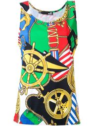 топ с принтом Love Moschino