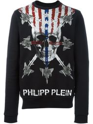 толстовка с декорированным принтом черепа Philipp Plein