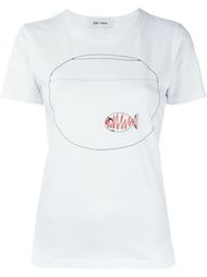 футболка с вышивкой рыбы Jimi Roos