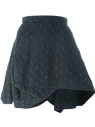 асимметричная юбка  с потертой отделкой Vivienne Westwood Anglomania