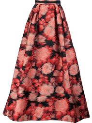 длинная юбка с цветочным жаккардовым узором Carolina Herrera