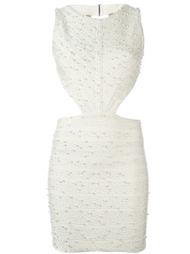 короткое платье с вырезными деталями Hervé Léger