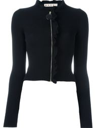 кардиган с рюшами Marni