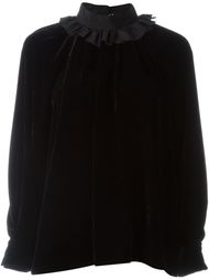 бархатная блузка Fendi