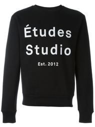 толстовка с принтом логотипа  Études Studio
