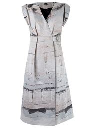 v-neck wrap dress Fernanda Yamamoto