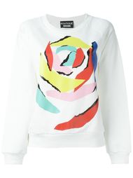 толстовка с абстрактным принтом Boutique Moschino