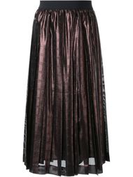 плиссированная юбка с отделкой металлик Muveil