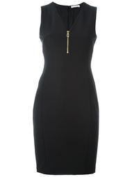 облегающее платье с V-образным вырезом Versace Collection