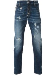 джинсы кроя слим Philipp Plein