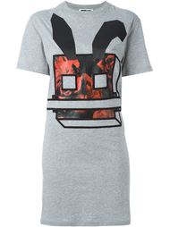 платье-футболка с Electro Bunny McQ Alexander McQueen