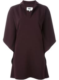 платье с заостренными лацканами Mm6 Maison Margiela