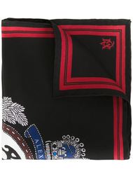 нагрудный платок с черепом Alexander McQueen