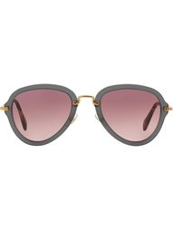 round frame sunglasses    Miu Miu