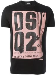 футболка с принтом логотипа Dsquared2