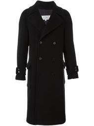 длинное двубортное пальто Maison Margiela