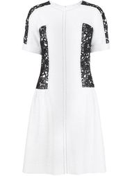 платье с кружевными деталями Oscar de la Renta