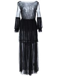 прозрачное платье  Malia Mills