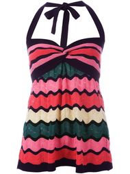 топ с зигзагообразным узором  M Missoni