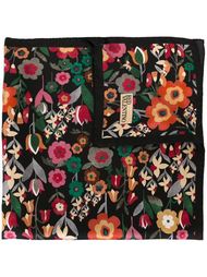 floral print square scarf Red Valentino