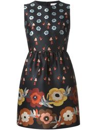 платье с цветочным принтом  Red Valentino