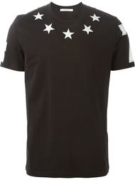футболка с заплатами в форме звезд Givenchy