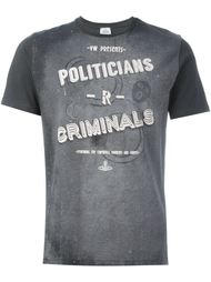 'Politicians/Criminals' T-shirt Vivienne Westwood Man