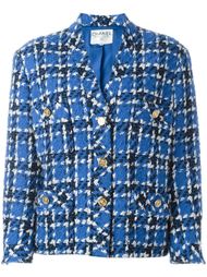 bouclé check jacket Chanel Vintage