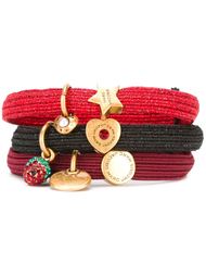 'Logo Disc' cluster hair bands Marc Jacobs